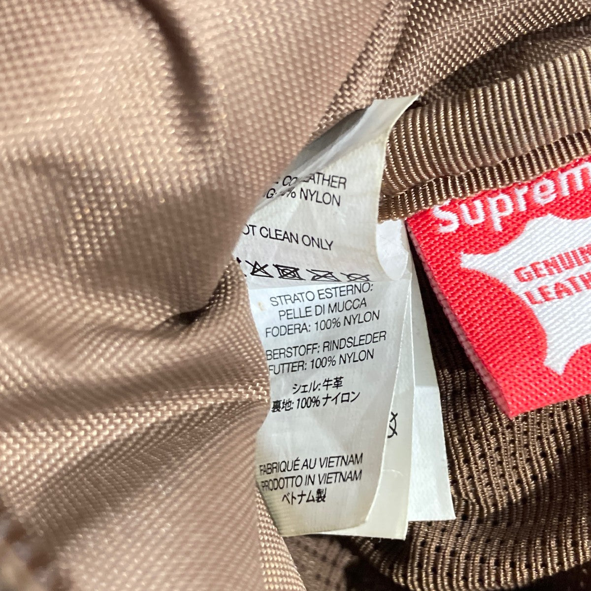 Supreme(シュプリーム) 24AWLeather Shoulder Bagショルダーバッグ