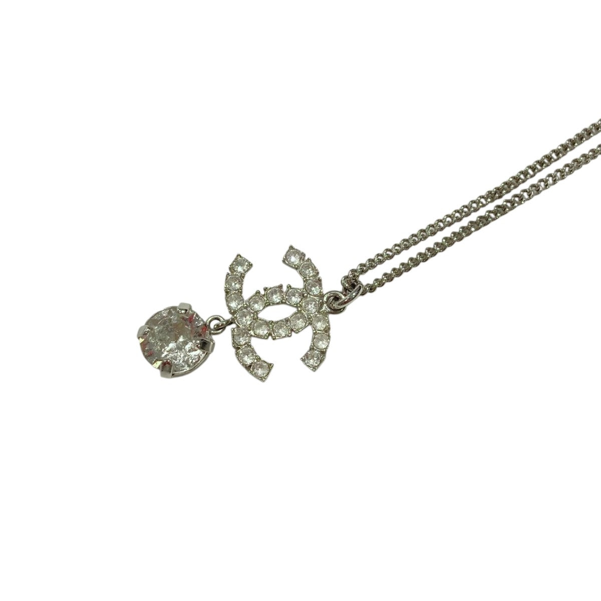 CHANEL(シャネル) ラインストーンココマークネックレスB18 B18 518