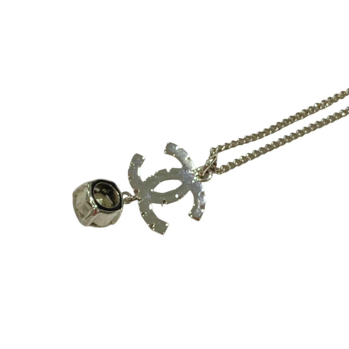 CHANEL(シャネル) ラインストーンココマークネックレスB18 B18 518