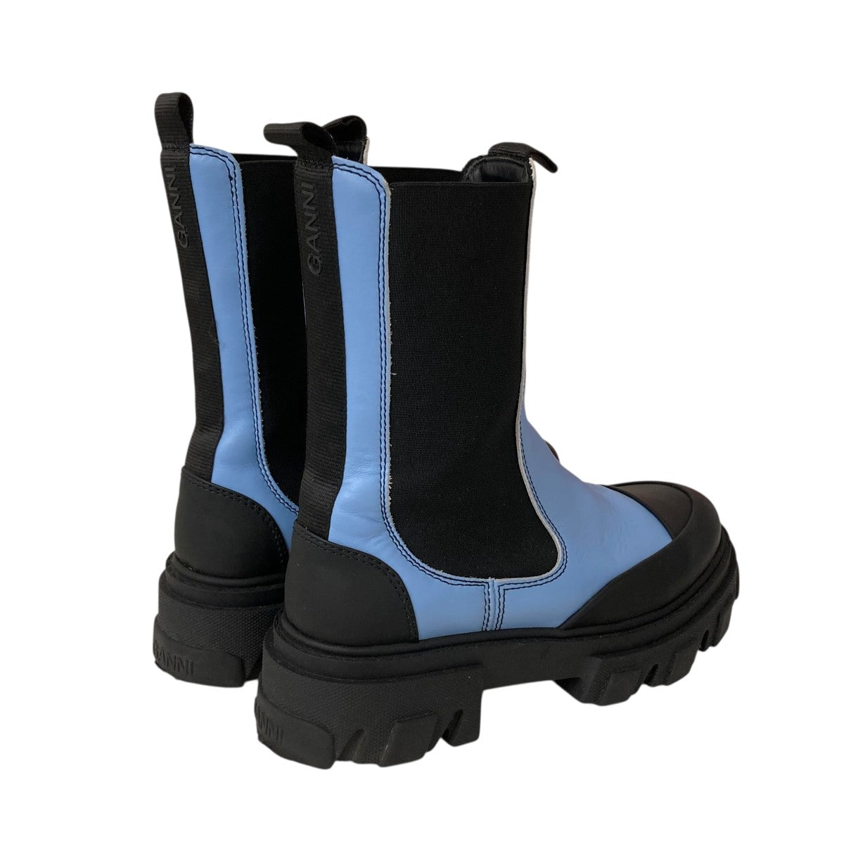 【本日特化】GANNI ガニー チャンキーチェルシー ブーツ ブラック 38 本日特化】GANNI ガニー チャンキーチェルシー ブーツ ブラック 38