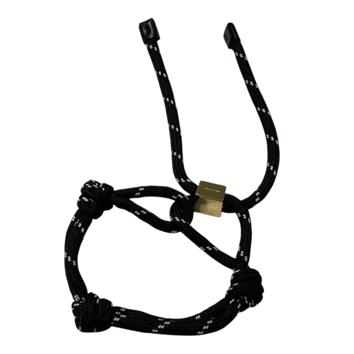 MIU MIU(ミュウミュウ) コード ブレスレット 94321 ブラック｜【公式