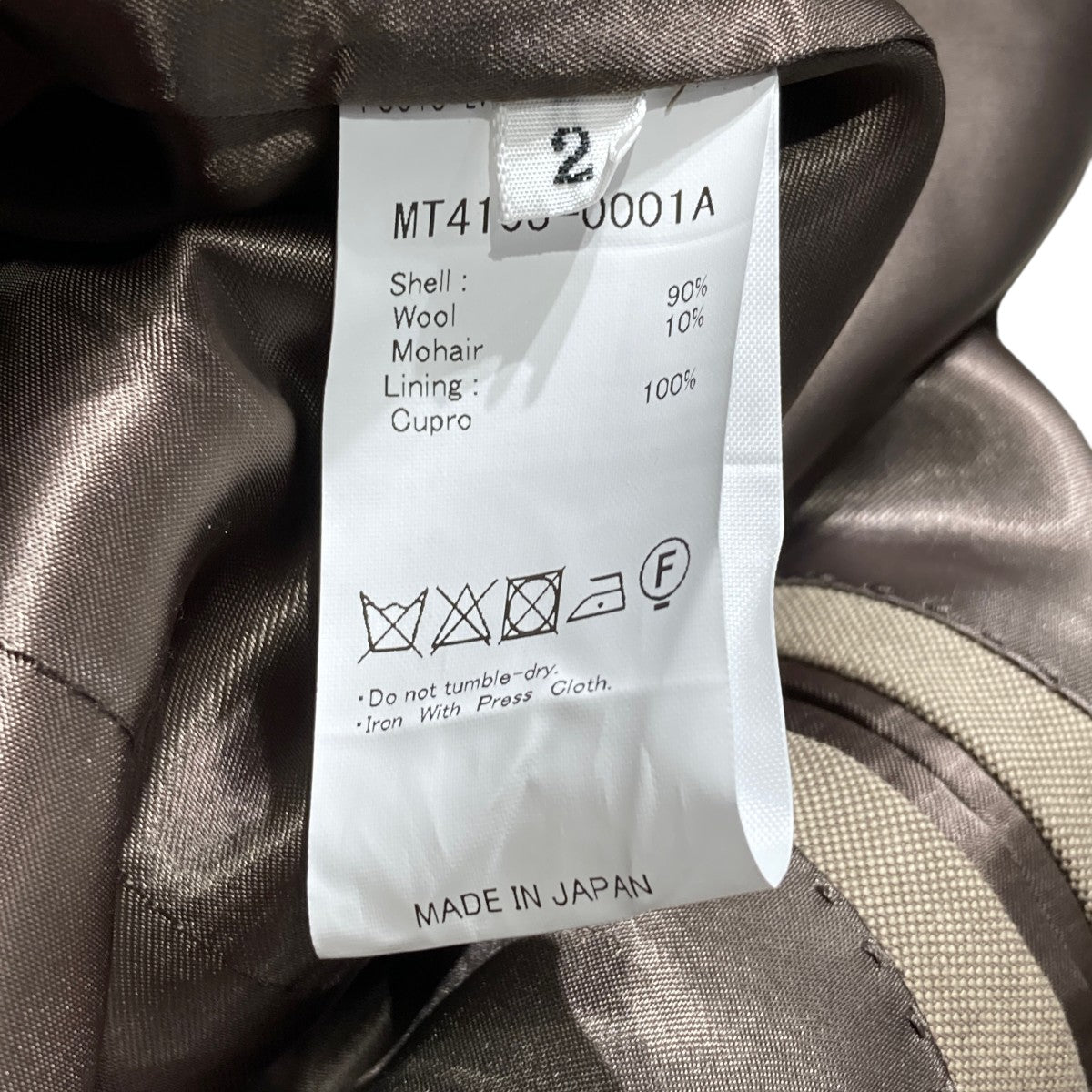 MAATEE＆SONS 24SSSingleI Tailored JacketジャケットMT4103-0001A 古着・中古-6枚目のアイテム画像