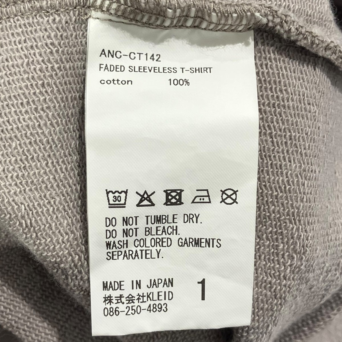ANCELLM FADED SLEEVELESS T-SHIRTノースリーブカットソーANC-CT142 古着・中古-4枚目のアイテム画像