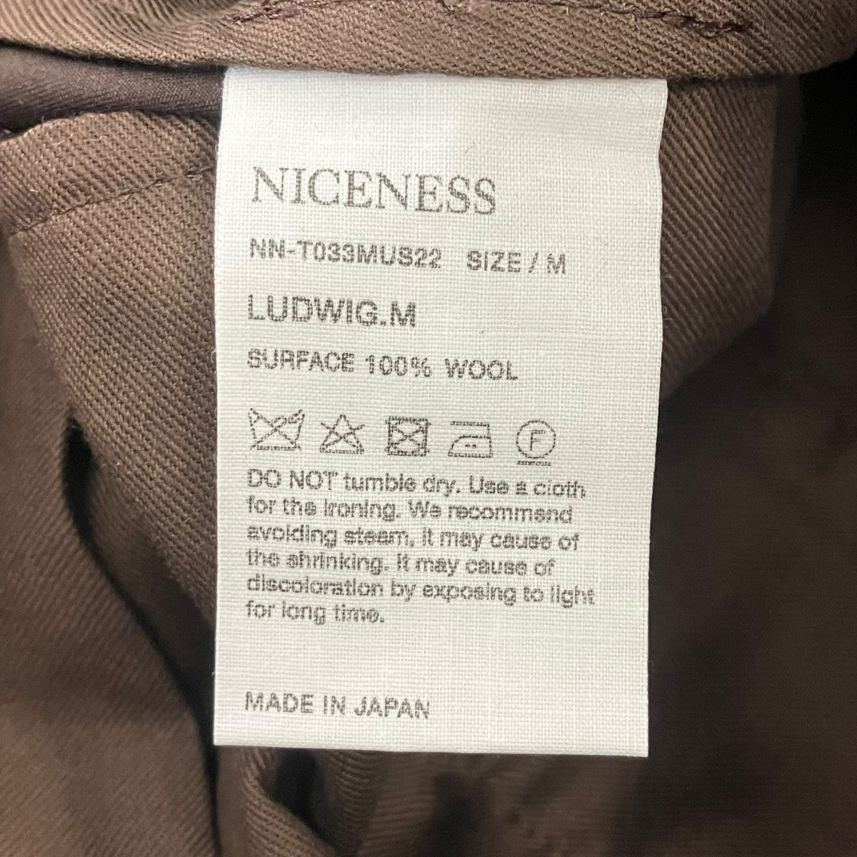 NICENESS 22SSLUDWIG．M ハーフパンツハーフパンツNN-T033MUS22 古着・中古-6枚目のアイテム画像