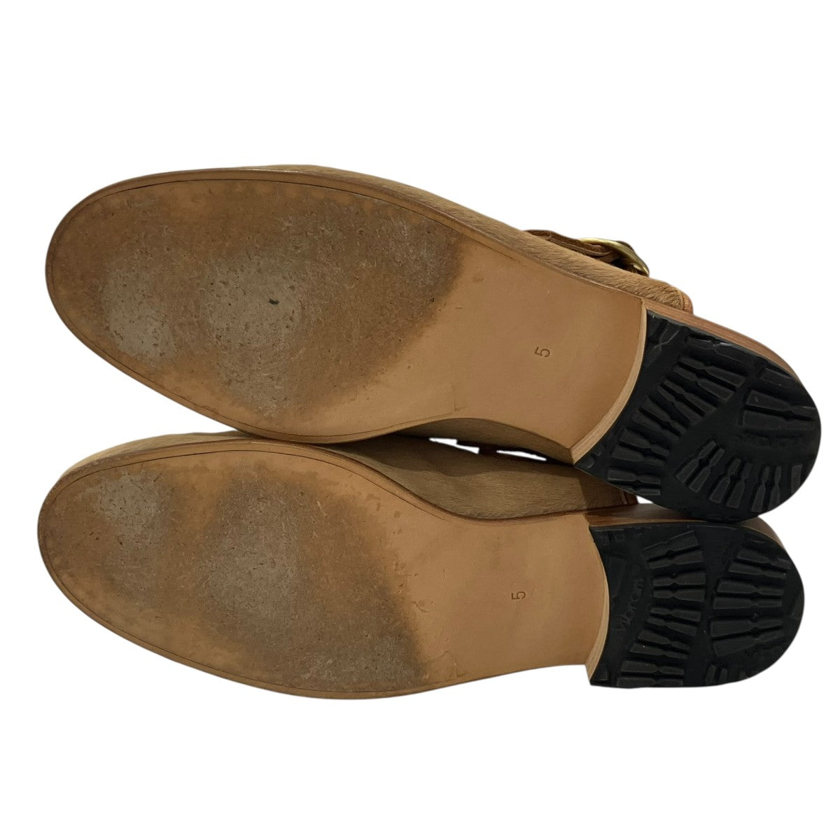 POST PRODUCTION HAIR CALF FACE SANDALシューズ 古着・中古-6枚目のアイテム画像