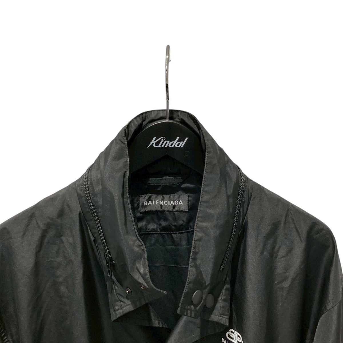 BALENCIAGA windbreaker with micro logoナイロンジャケット608796 古着・中古-3枚目のアイテム画像