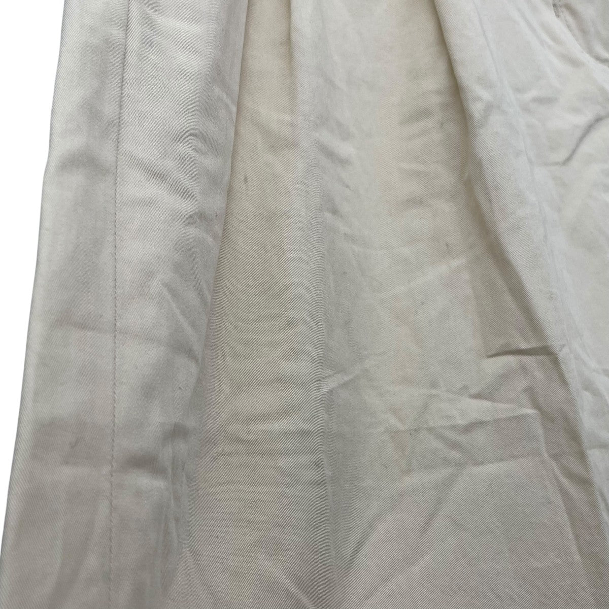 MAISON KITSUNE Cream Cotton Pant mw01103ww0102 古着・中古-8枚目のアイテム画像
