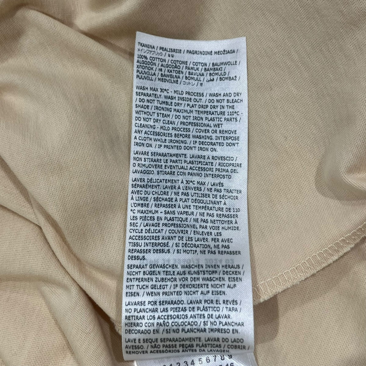 Maison Margiela 24AWエンブロイダーロゴ TシャツTシャツS50GC0703 古着・中古-6枚目のアイテム画像