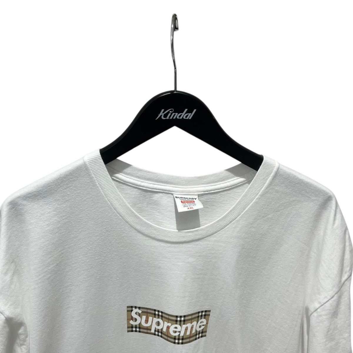 Supreme×BURBERRY Box Logo TeeプリントTシャツTシャツ 古着・中古-3枚目のアイテム画像