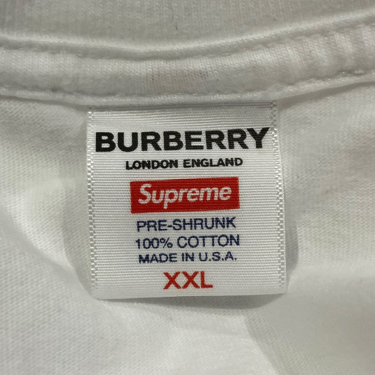 Supreme×BURBERRY Box Logo TeeプリントTシャツTシャツ 古着・中古-5枚目のアイテム画像