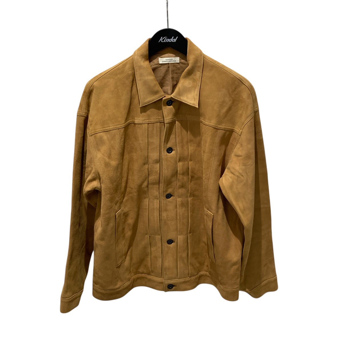 SLOW ＆CO(スロウアンドコー) Leather mix Jacketレザージャケット
