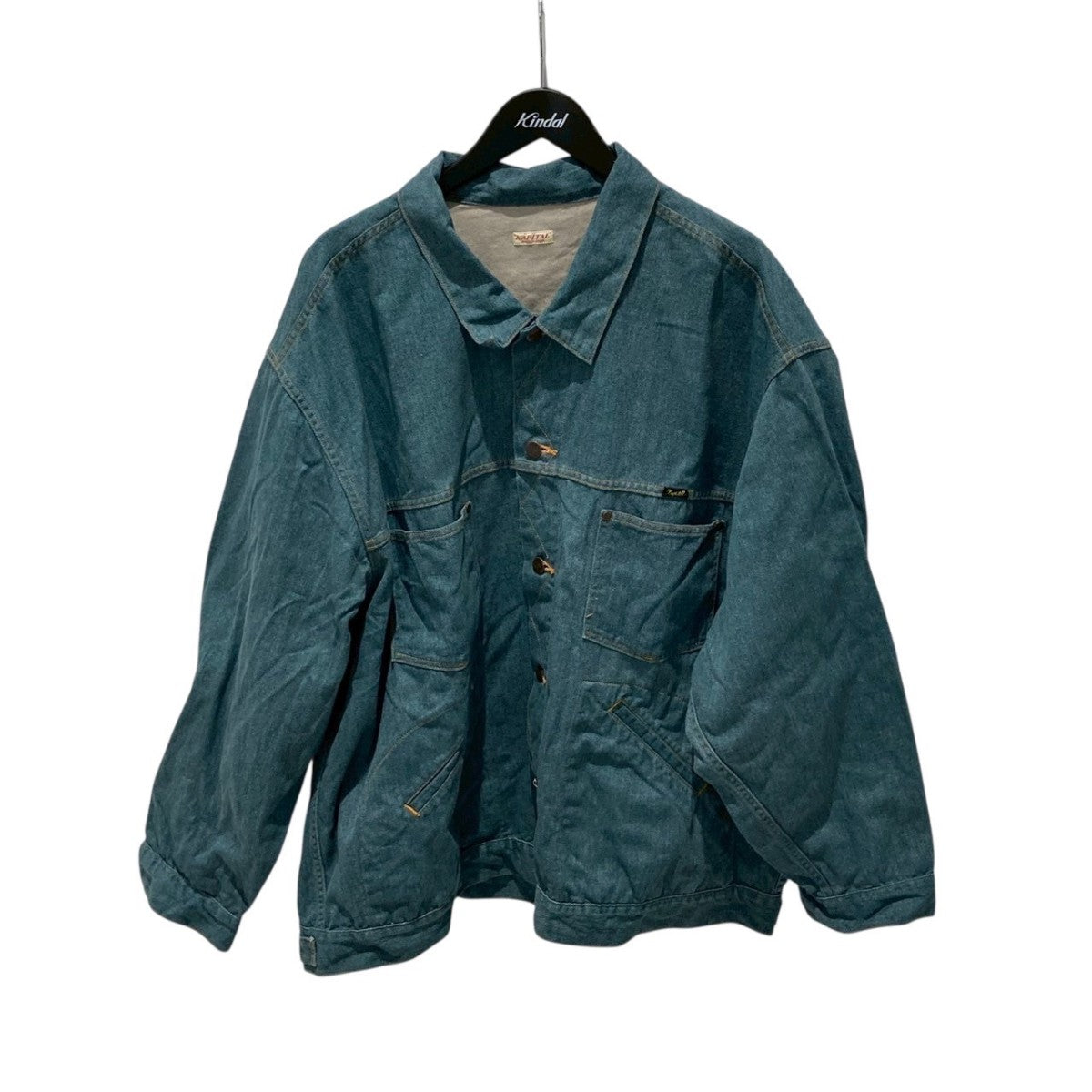 KAPITAL キャピタル かつらぎ BIG Gジャン アデニム ジャケット KAPITAL(キャピタル) かつらぎ BIG Gジャンデニムシャツジャケット
