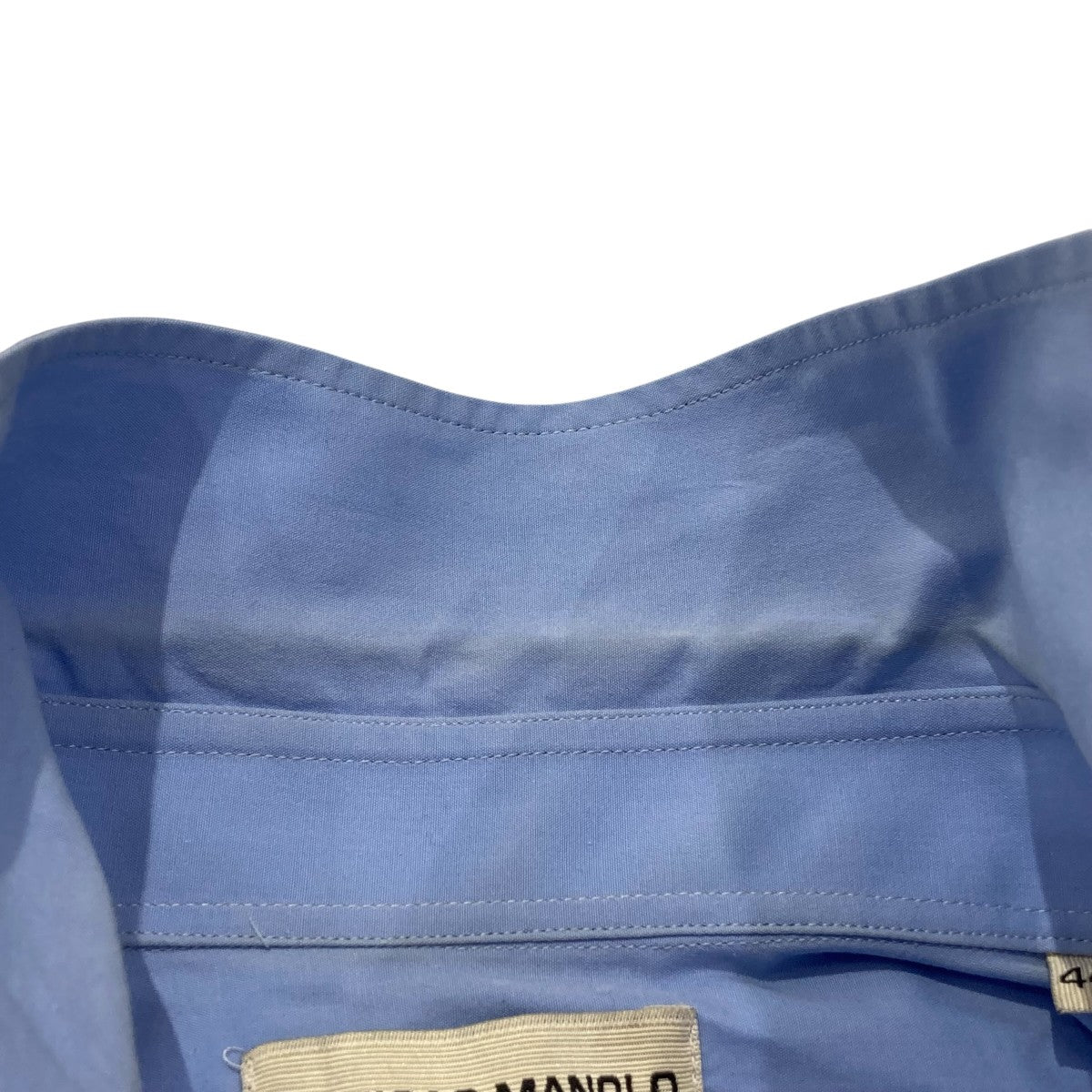 camisas manolo(カミサスモノロ) Blue Campo shirt長袖シャツ ブルー