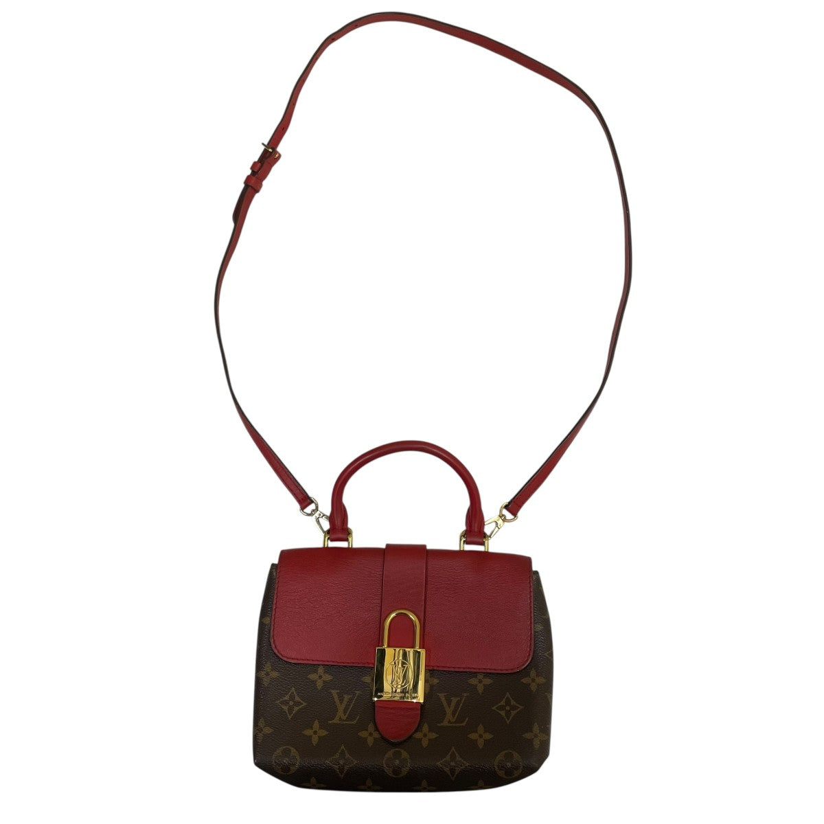 ルイ・ヴィトン LOUIS VUITTON ロッキーBB M44322 ブラウン/レッド モノグラム レディース ショルダーバッグ ルイ・ヴィトン LOUIS VUITTON ロッキーBB M44322 ブラウン・レッド×GD