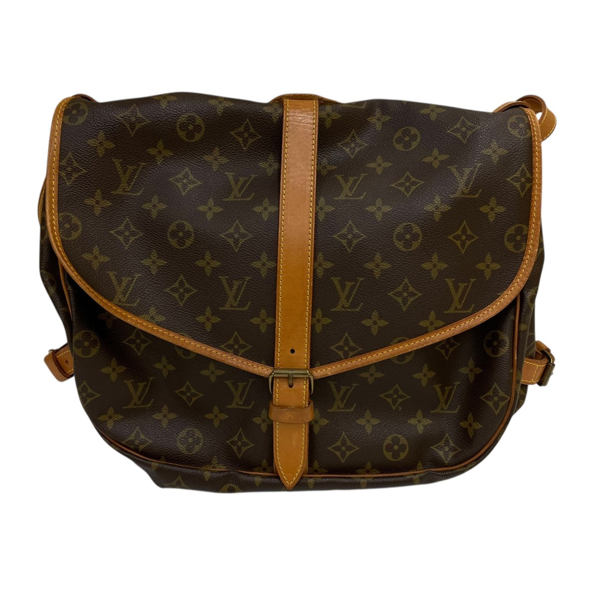 LOUIS VUITTON ソミュールGMモノグラムレザーショルダーバッグM40662 古着・中古-2枚目のアイテム画像