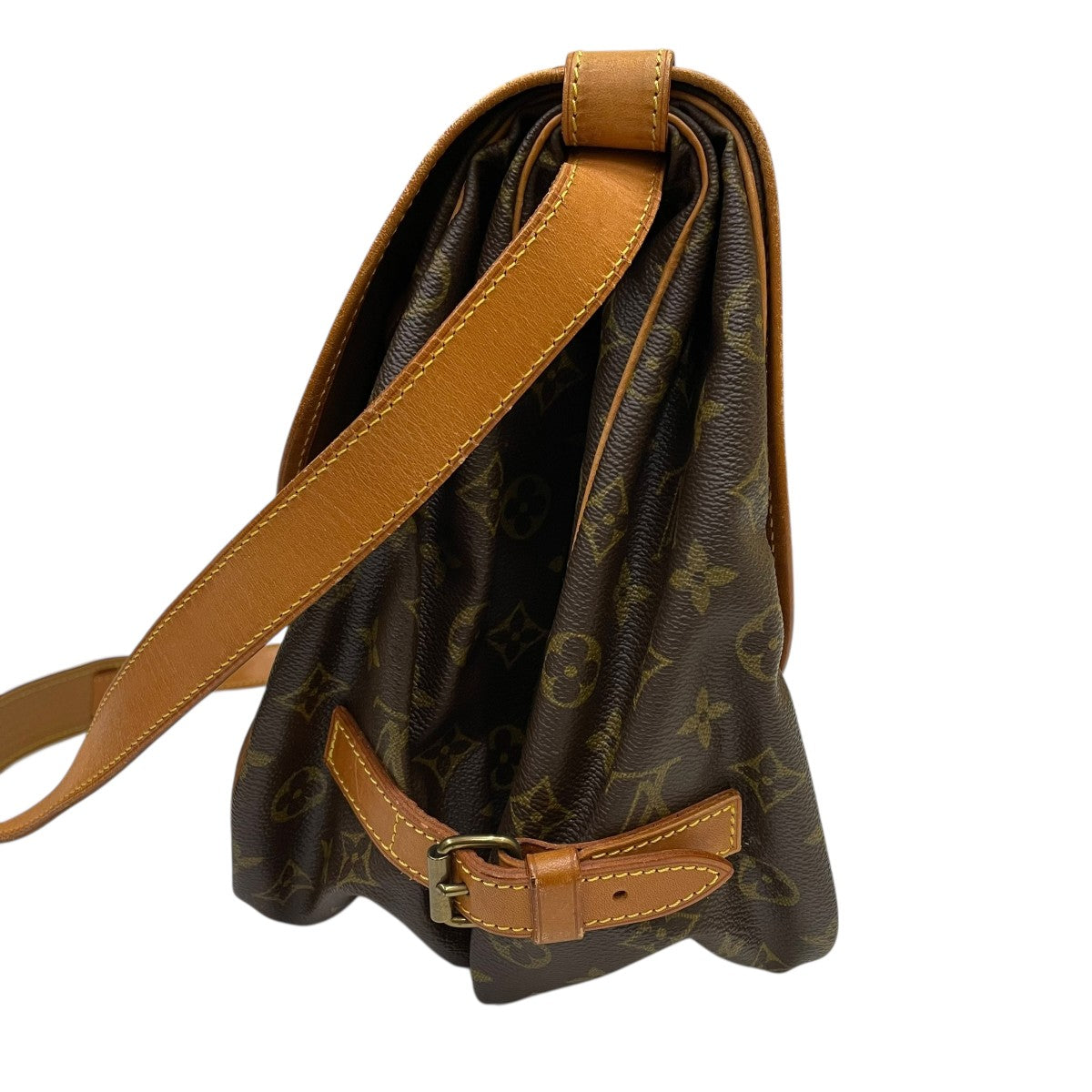 LOUIS VUITTON(ルイヴィトン) ソミュールGMモノグラムレザーショルダー