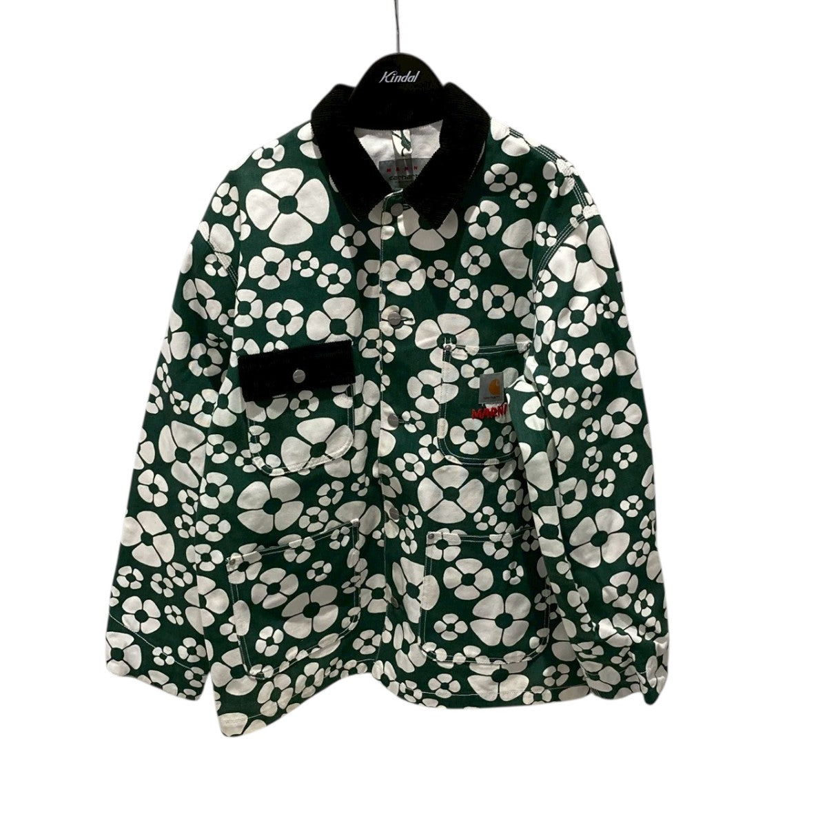 MARNI×carhartt WIP Chore Coat Sunflowerカバーオール グリーン