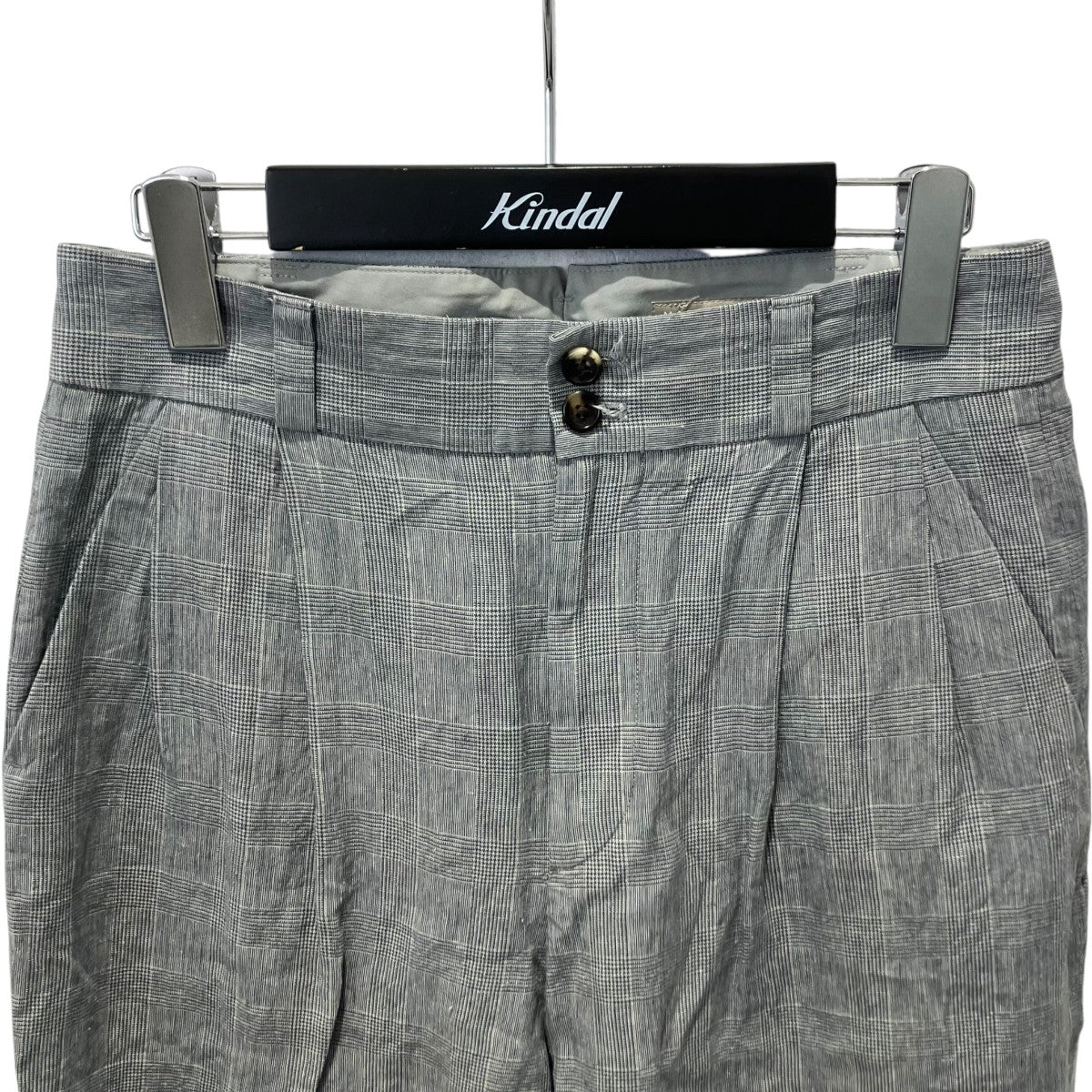 PRINCE OF WALES LINEN パンツタックパンツ578-0143612