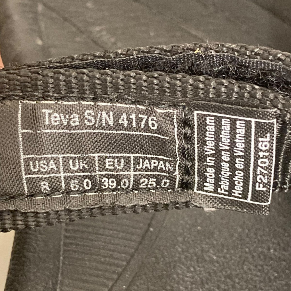 TEVA ハリケーンサンダル 古着・中古-5枚目のアイテム画像