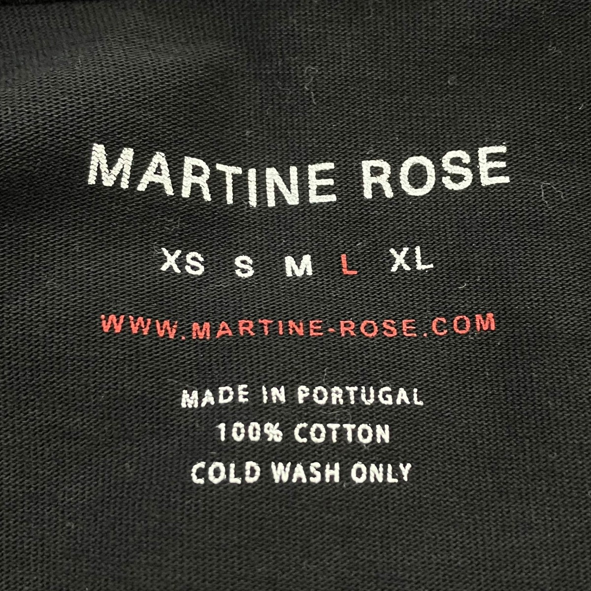 Martine rose BRITTLE T-SHIRTTシャツS10MR621N 古着・中古-5枚目のアイテム画像