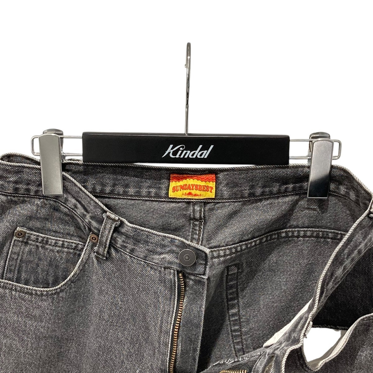 SUNDAYS BEST(サンデイズベスト) REGULAR FIT WASHED BLACK DENIM