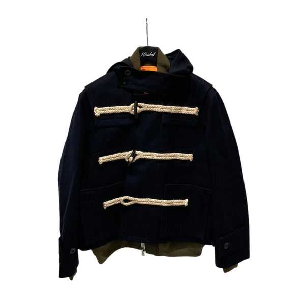 sacai(サカイ) 25AWWool Melton Blousonダッフルコート25-03846M 25