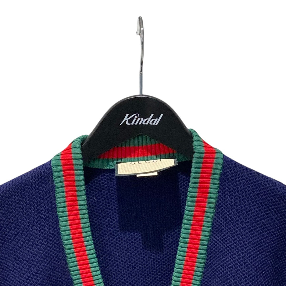 GUCCI(グッチ) インターロッキングG ロゴ刺繍 ウェブ シェリーライン
