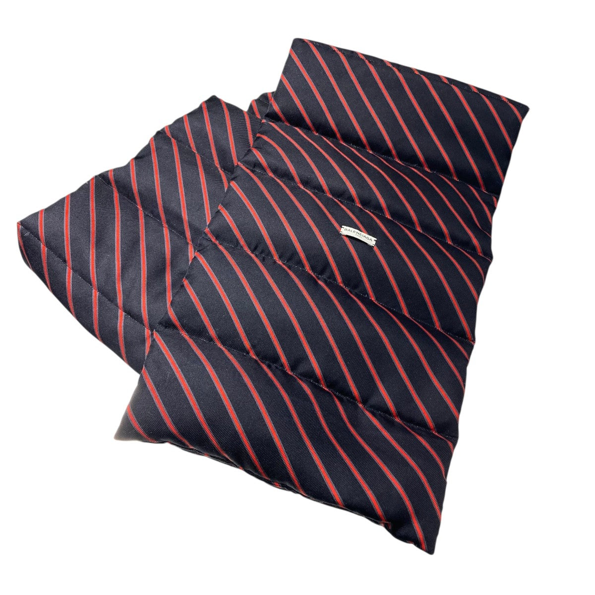 BALENCIAGA(バレンシアガ) マフラー442664 442664 ブラック×レッド