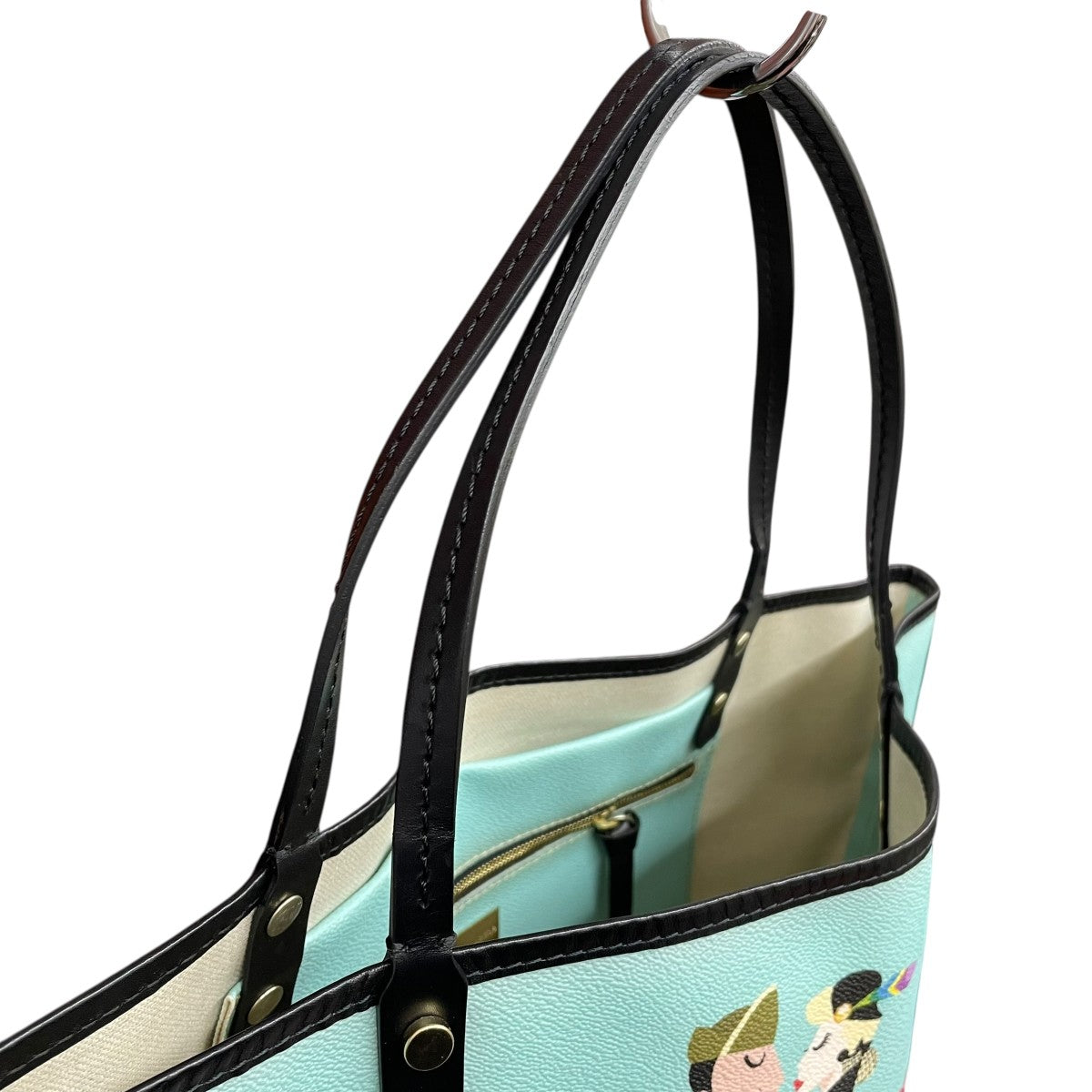 DSQUARED2 カップルプリント トートバッグ 古着・中古-3枚目のアイテム画像