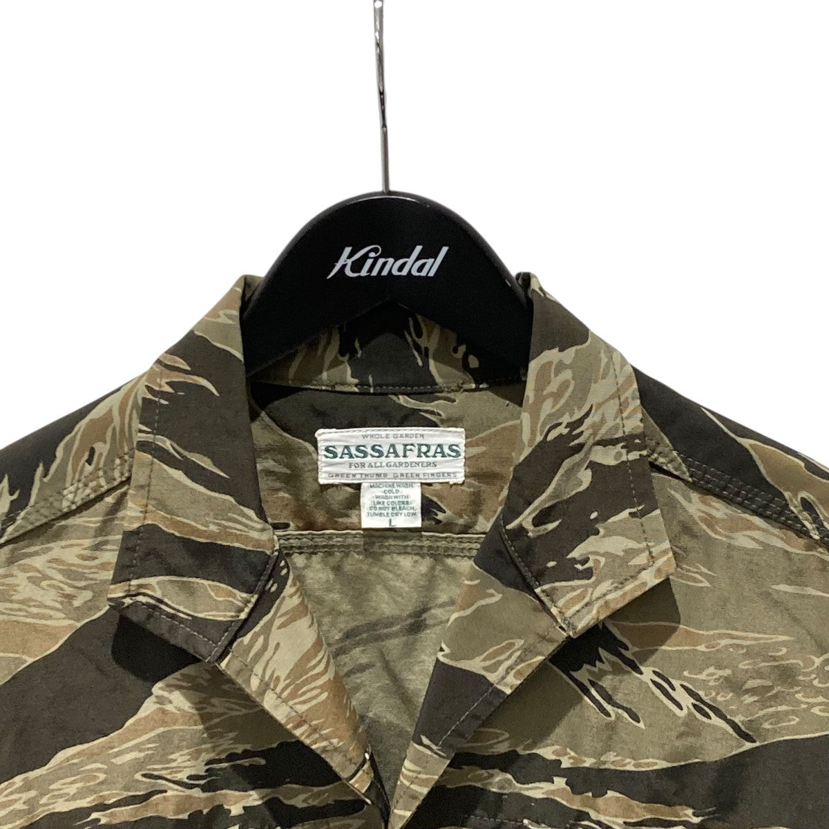 SASSAFRAS(ササフラス) カモフラタイガーカモジャケット カーキ