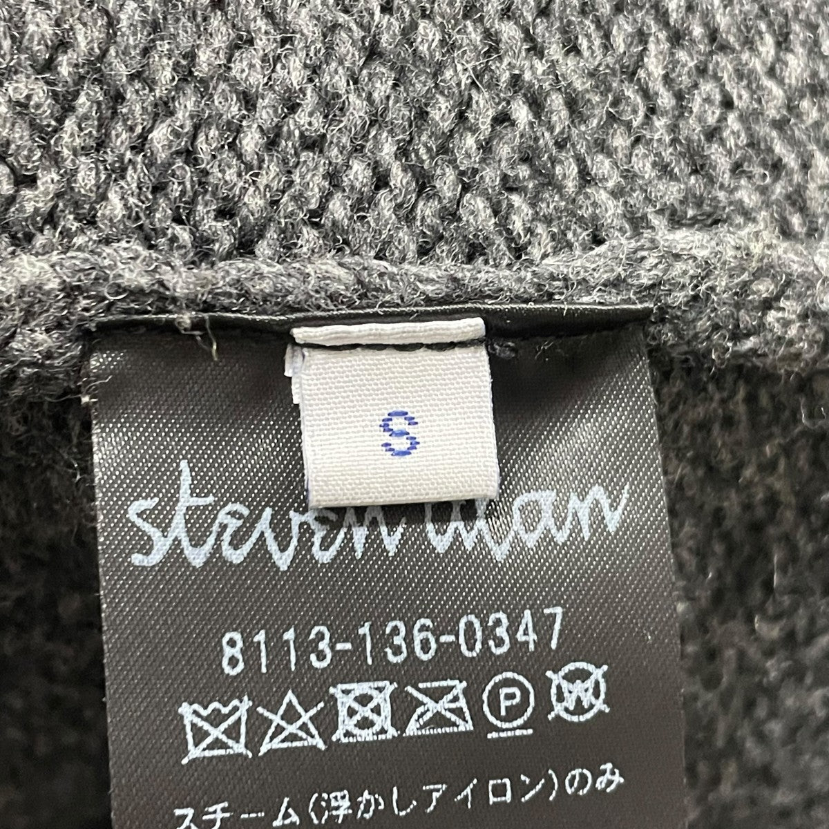 STEVEN ALAN(スティーヴンアラン) ウールニット8113-136-0347 8113-136