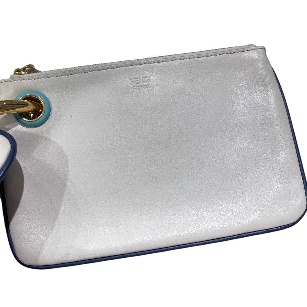 FENDI(フェンディ) トリプレットパイソン柄クラッチバッグ8BS001