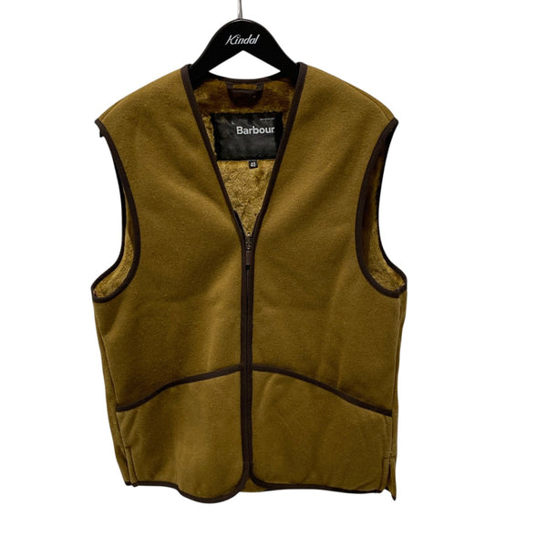 Barbour ベスト サイズ４０ Barbour（バブアー） ベスト ジレ フロントジップ ファー ライナー