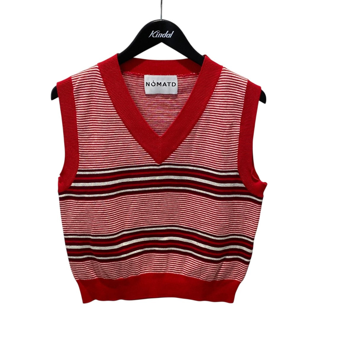 NOMA t．d． NOMA Stripe Knit VestニットベストN37-KN02 古着・中古-1枚目のアイテム画像