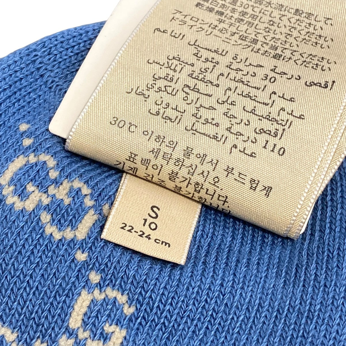 GUCCI(グッチ) ウェブ GGコットン ソックス靴下 サイズ 22-24cm