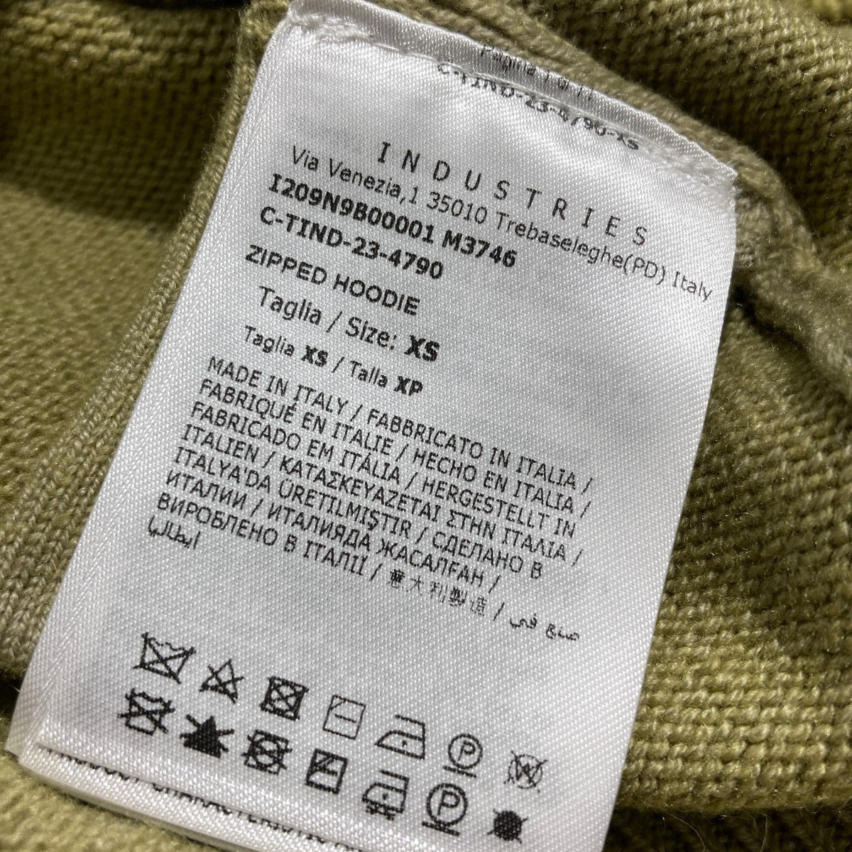 cashimere zip up hoodieジップパーカーi209n9b00001