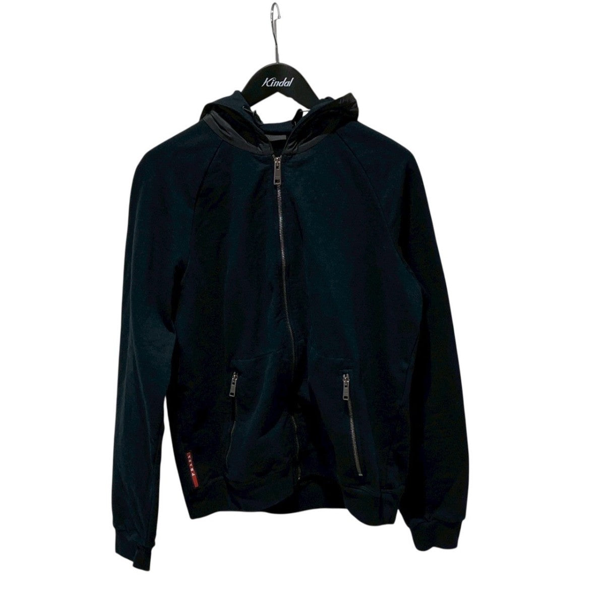 PRADA(プラダ) ジップパーカーsjc185 sjc185 ブラック サイズ L