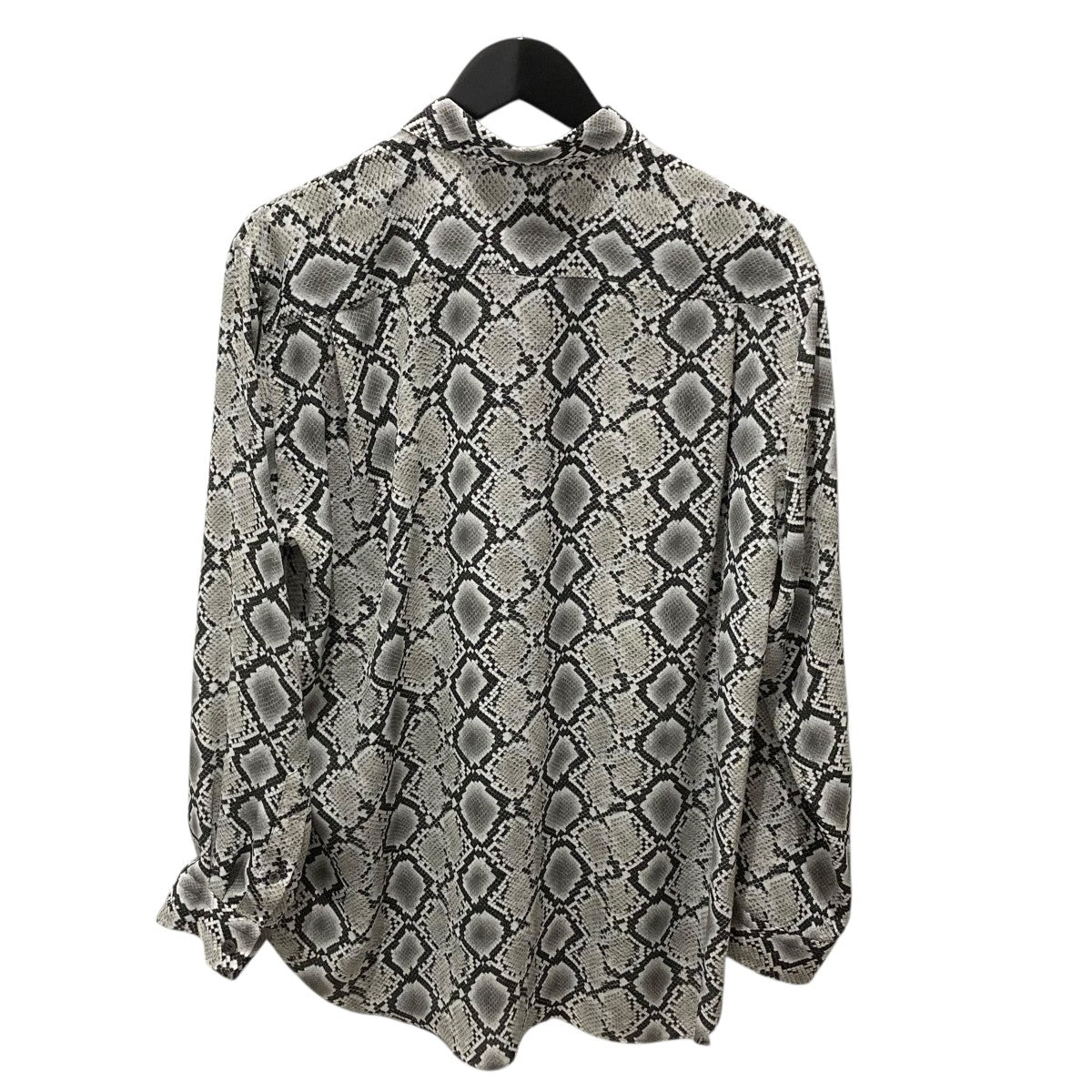 JUNYA WATANABE CDG プリントジョーゼットブラウスパイソン柄長袖シャツjp-b008 古着・中古-2枚目のアイテム画像