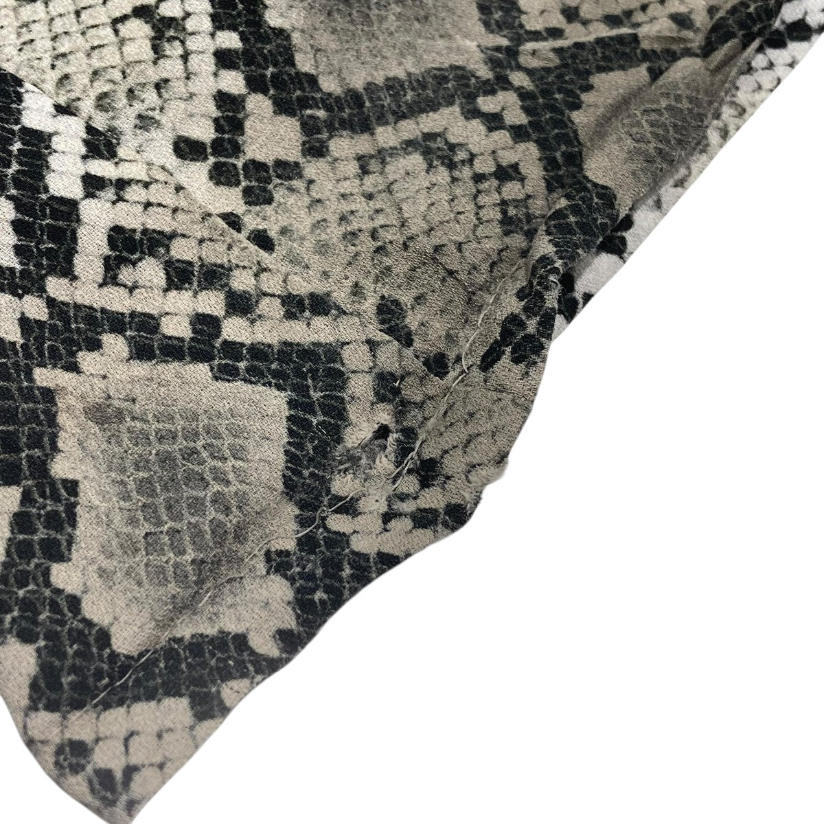 JUNYA WATANABE CDG プリントジョーゼットベルボトムパンツパイソン柄イージーパンツjp-p055 古着・中古-7枚目のアイテム画像