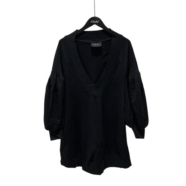 Simone Rocha(シモーネ ロシャ) Vネックワンピース ブラック サイズ XS