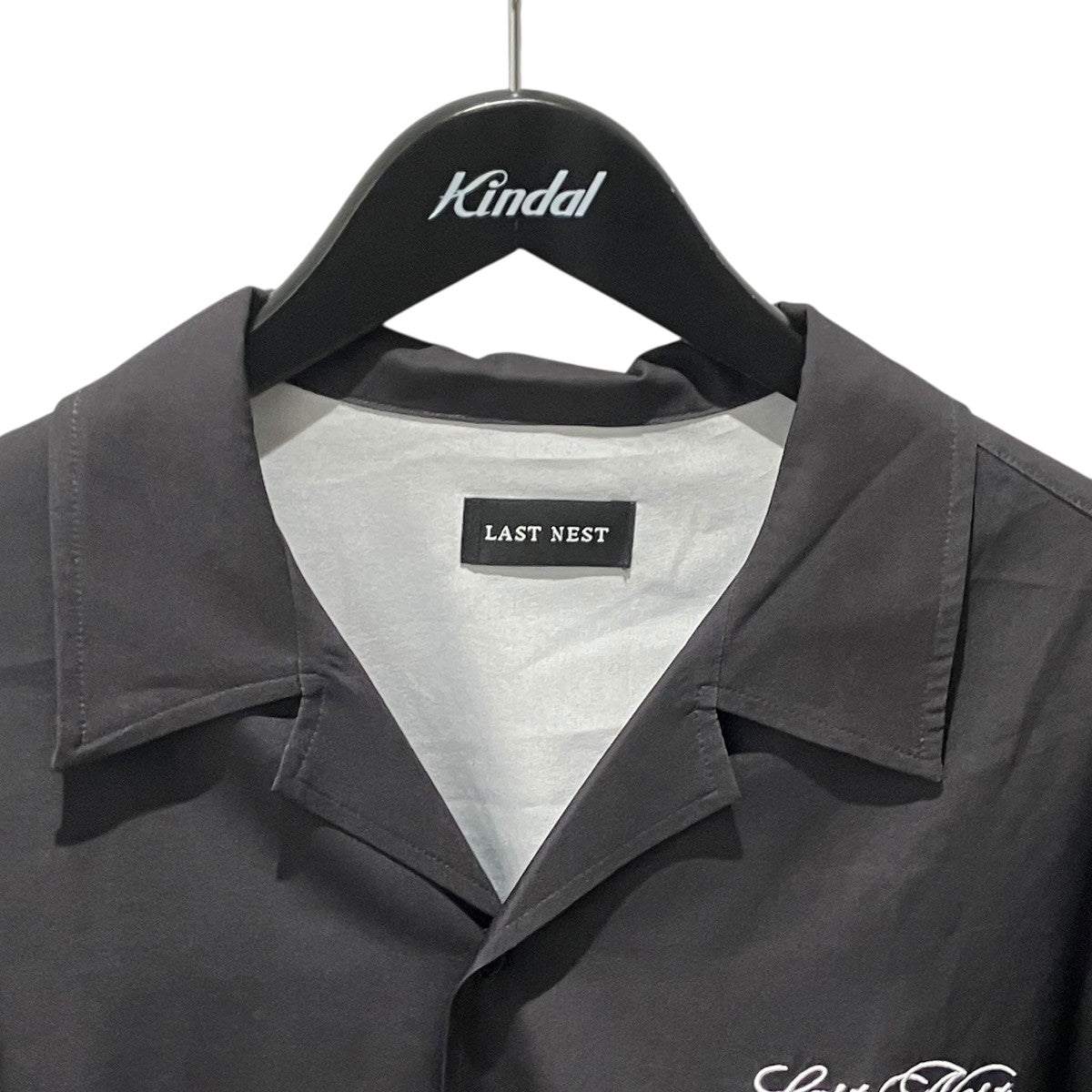 LAST NEST 25AWKAWASAKI FACTORY SHIRTSオープンカラーシャツ 古着・中古-3枚目のアイテム画像