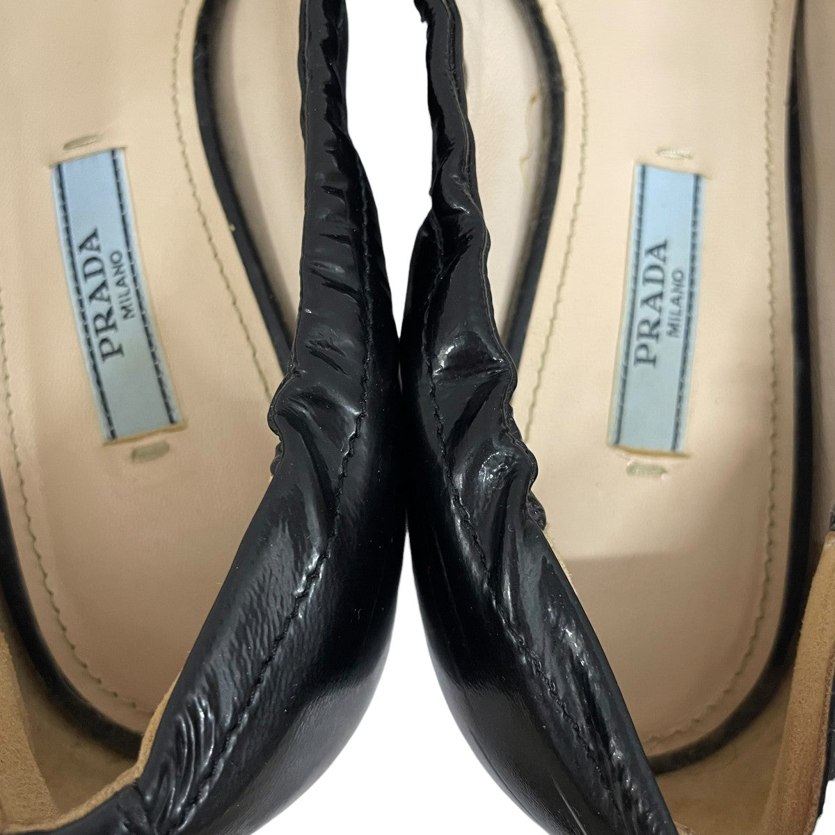 PRADA リボンパンプス 古着・中古-5枚目のアイテム画像
