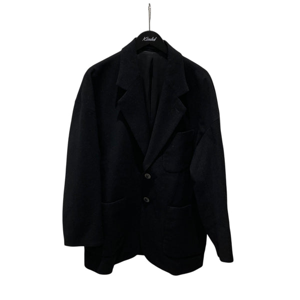 YOKOSAKAMOTO(ヨーコサカモト) TWEED BIG JACKET BLACKツイード