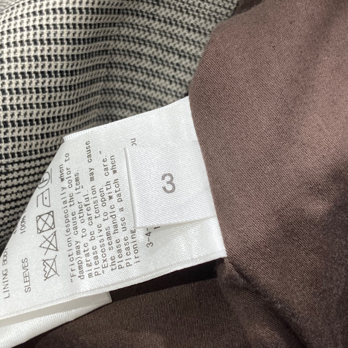 Cale(カル) WOOL LINEN SILK JACKETテーラードジャケット ベージュ