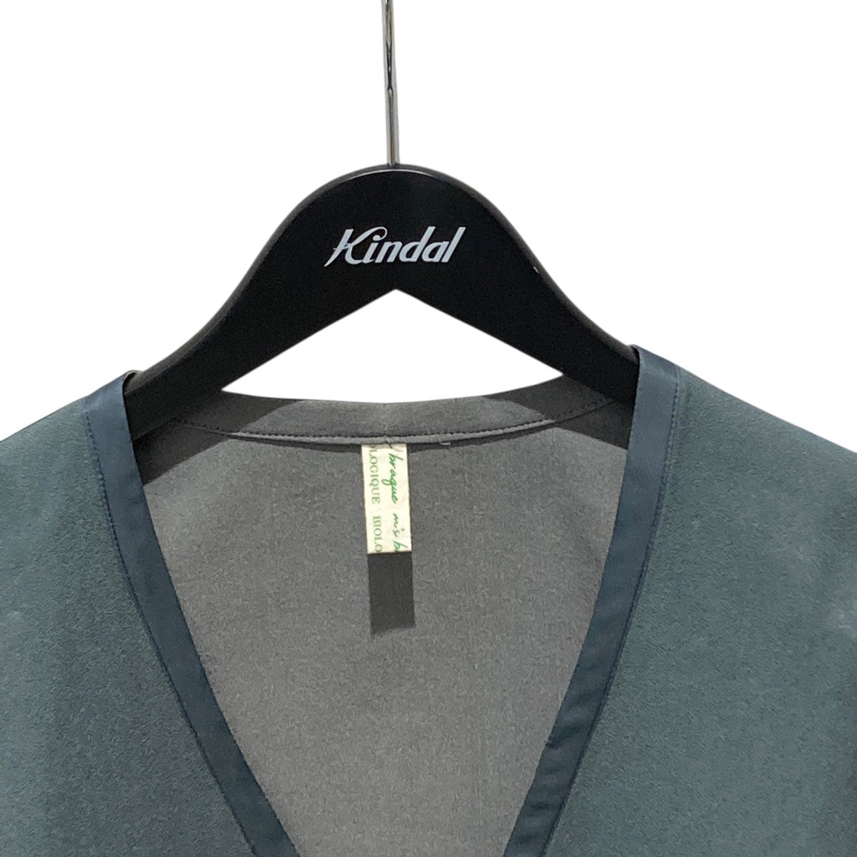 M’S BRAQUE V-CARDIGAN JACKETノーカラージャケット 古着・中古-3枚目のアイテム画像