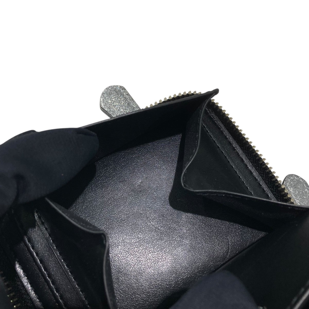 MARC JACOBS 25AWザ コーテッド グリッター エブリデイ スリムコンパクト ウォレット 古着・中古-5枚目のアイテム画像