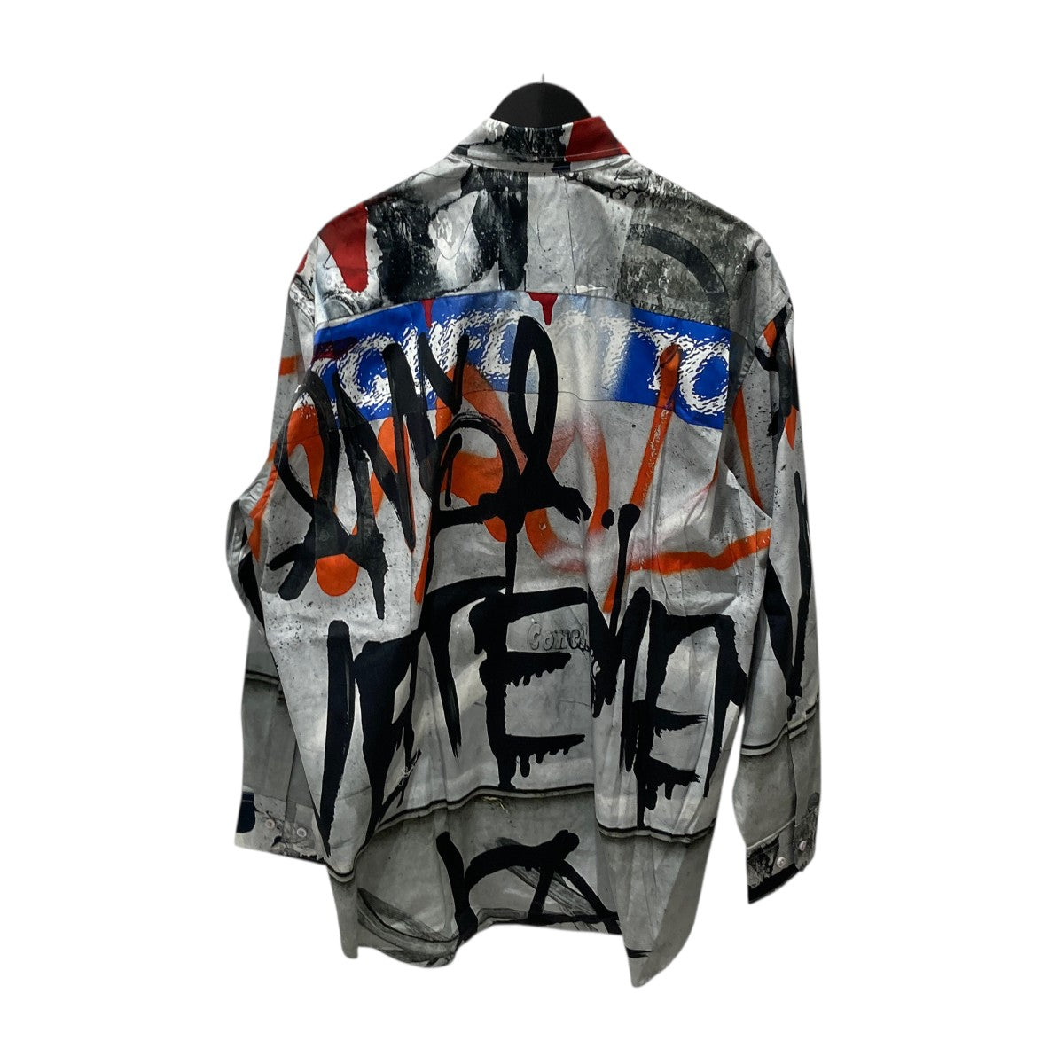 VETEMENTS 23AWGRAPHIC LS SHIRT総柄長袖シャツUE54SH340G 古着・中古-2枚目のアイテム画像
