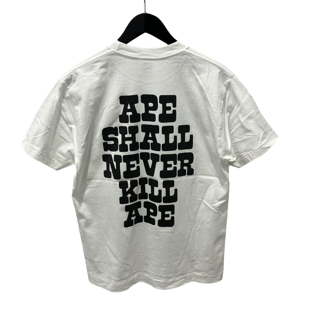 A BATHING APE(アベイシングエイプ) APE SHALL NEVER KILL APE半袖T