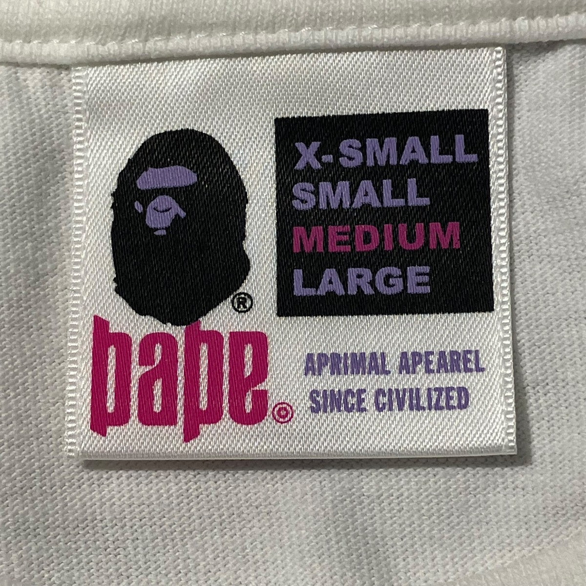 A BATHING APE APE SHALL NEVER KILL APE半袖Tシャツ 古着・中古-6枚目のアイテム画像