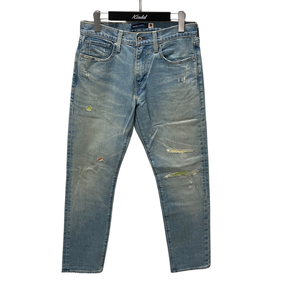 LEVI’S MADE＆CRAFTED 502TAPER リペア加工デニムパンツ 古着・中古-1枚目のアイテム画像